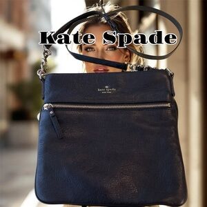Kate Spade Black Leather Crossbody Bag
